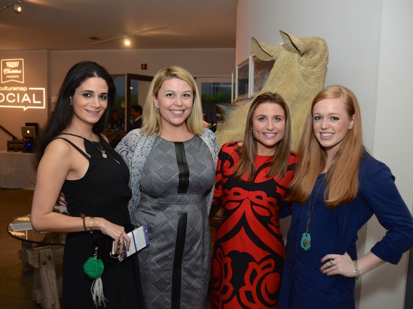 38-Mira-Haykal-from-left-Dede-King-Megan-Lesser-and-Darby-McDaniel-at-the-CultureMap-Social-at-Gremillion-and-Co.-Fine-Art-March-2015_090938