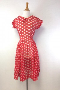 i love lucy dress | Vintage Polka Dot Red Dress | Halloween Costumes | Turn Everyday Vintage into Extraordinary Halloween Costumes