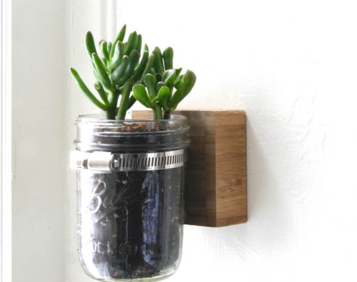 wall mounted mason jar planter_Fotor
