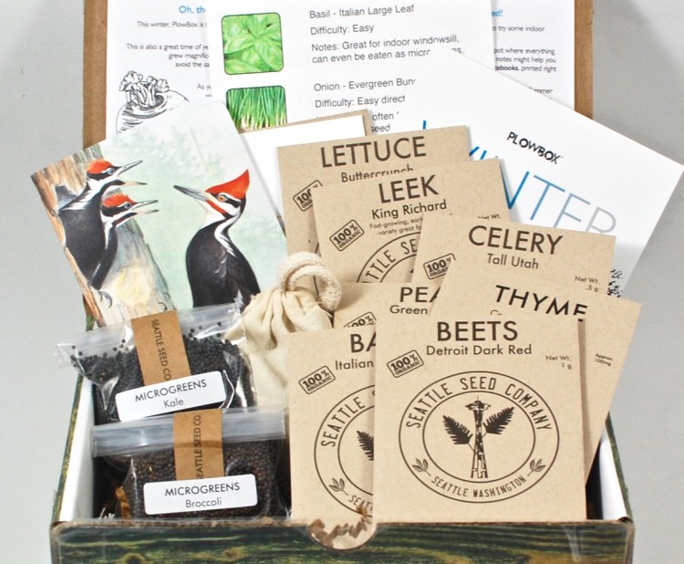 plowbox organic seed subscription box