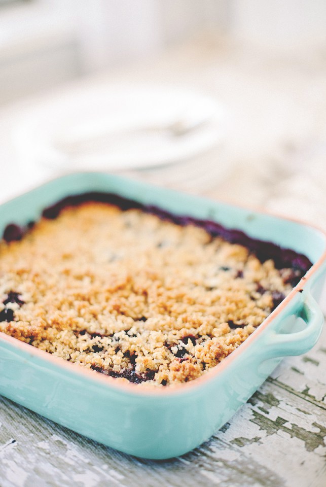 japanese dewberry crisp by the mississippi kitchen