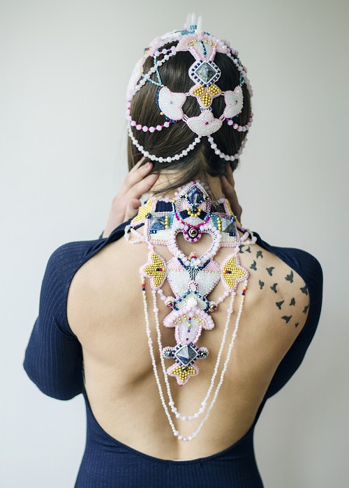 Rasa Vilcinskaite Jewel Crown and Necklace