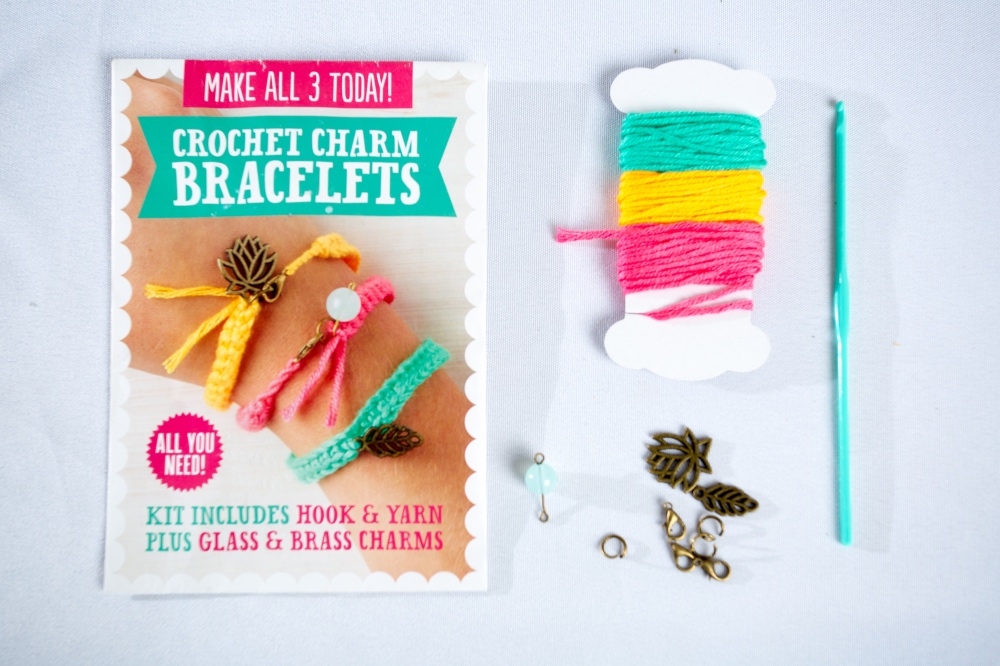 crochet charm bracelets mollie makes craft kit