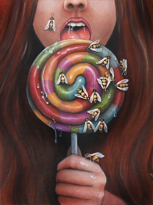 Sweet Tooth Painting by Anne Byrd Houston Artist