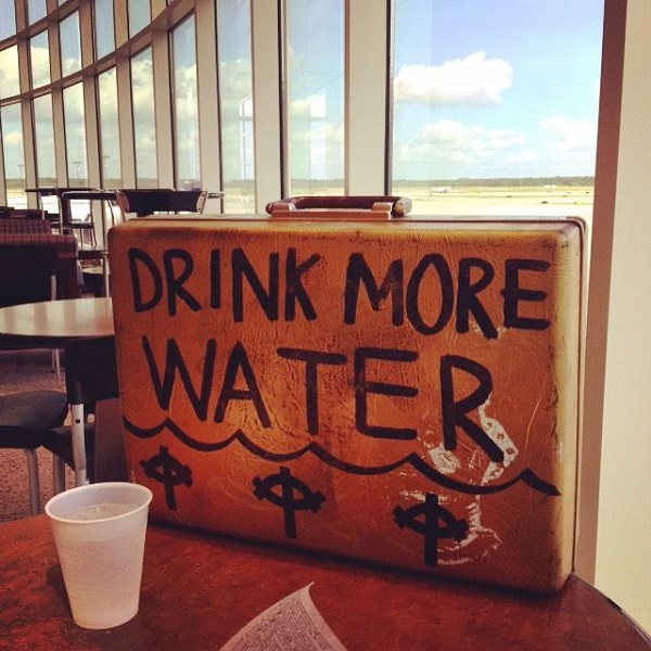 "Drink More Water" Merchandise case