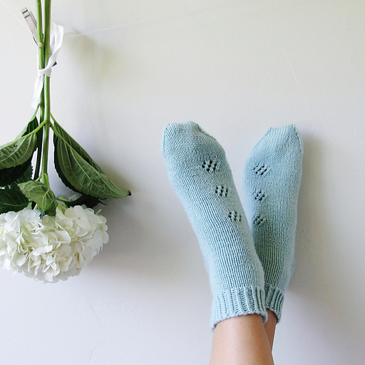 Best knitting projects: simple Flower Child socks