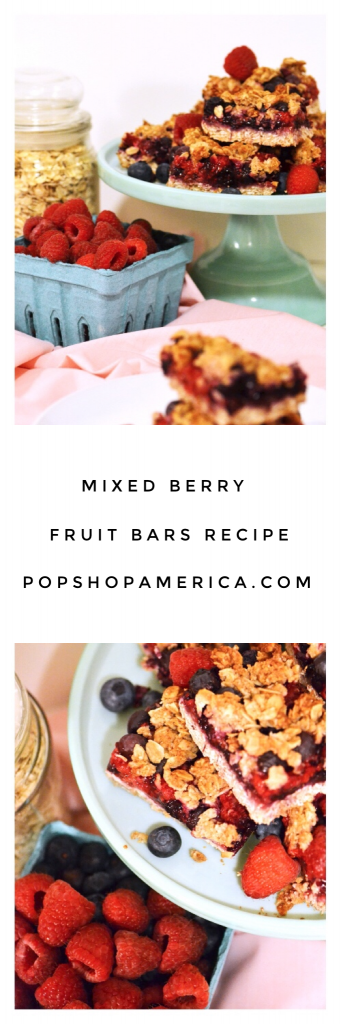 mixed berry fruit bars recipe pop shop america