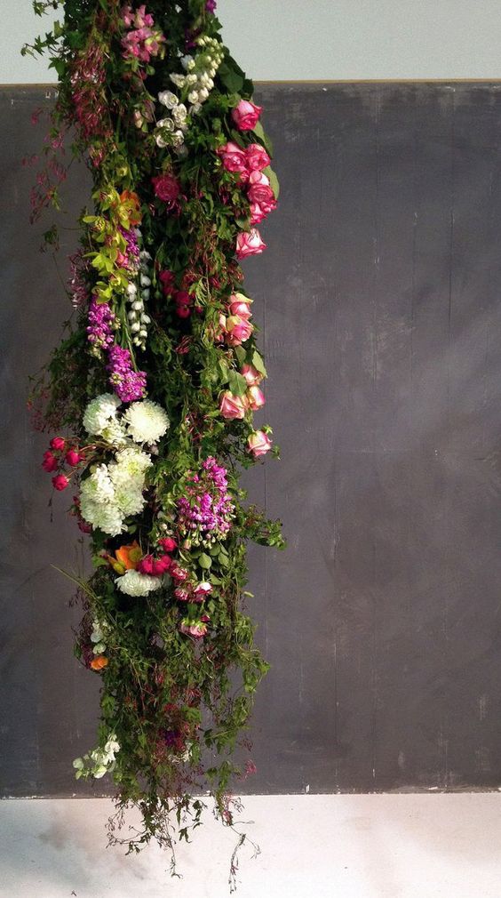 hanging floral garland spring crafts pop shop america