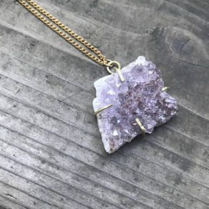 amethyst necklace by turquoise t rex houston jewelry