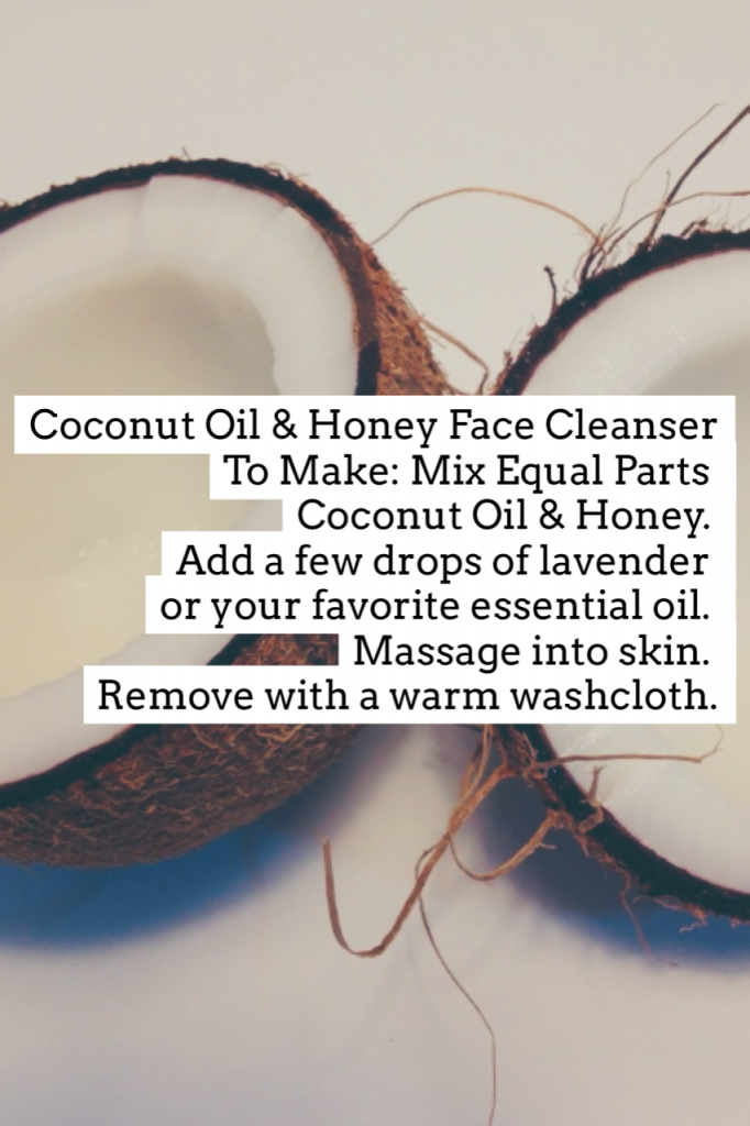 diy coconut oil and honey face cleanser pop shop america