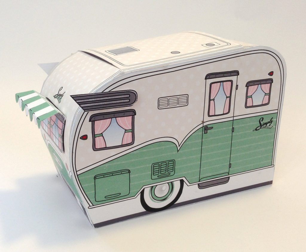 airstream trailer paper treat box