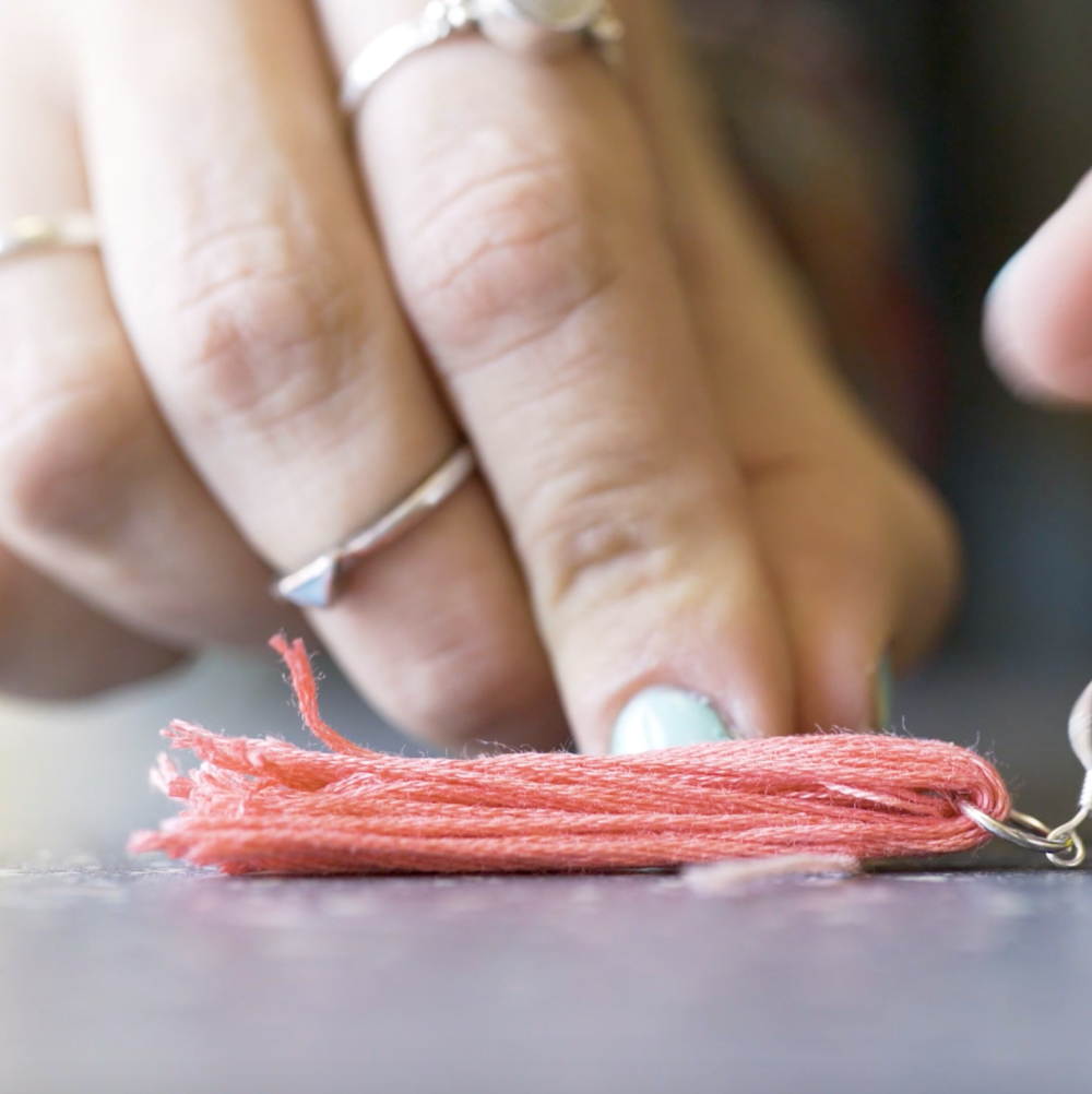 tie-thread-finishing-tassel-earrings-handmade-jewelry
