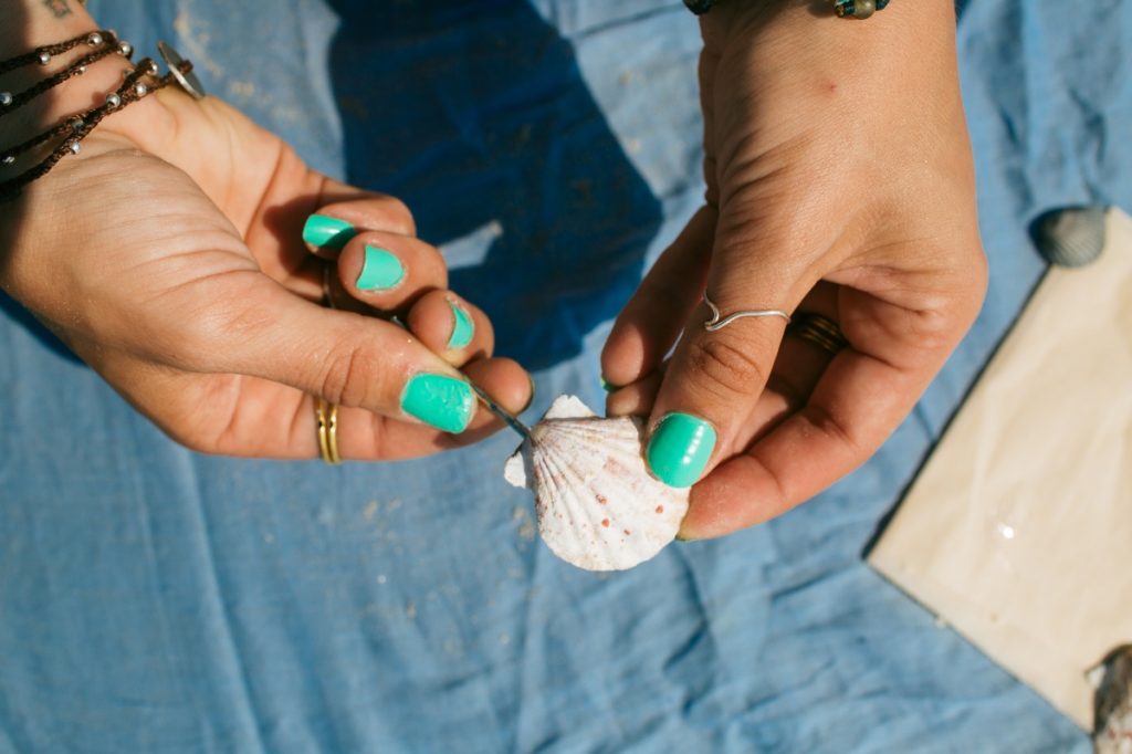 how to make seashell barrettes pop shop america
