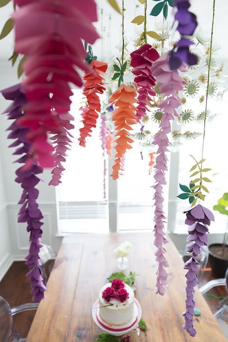 how to make paper flower wisteria abbi kirsten collections pop shop america