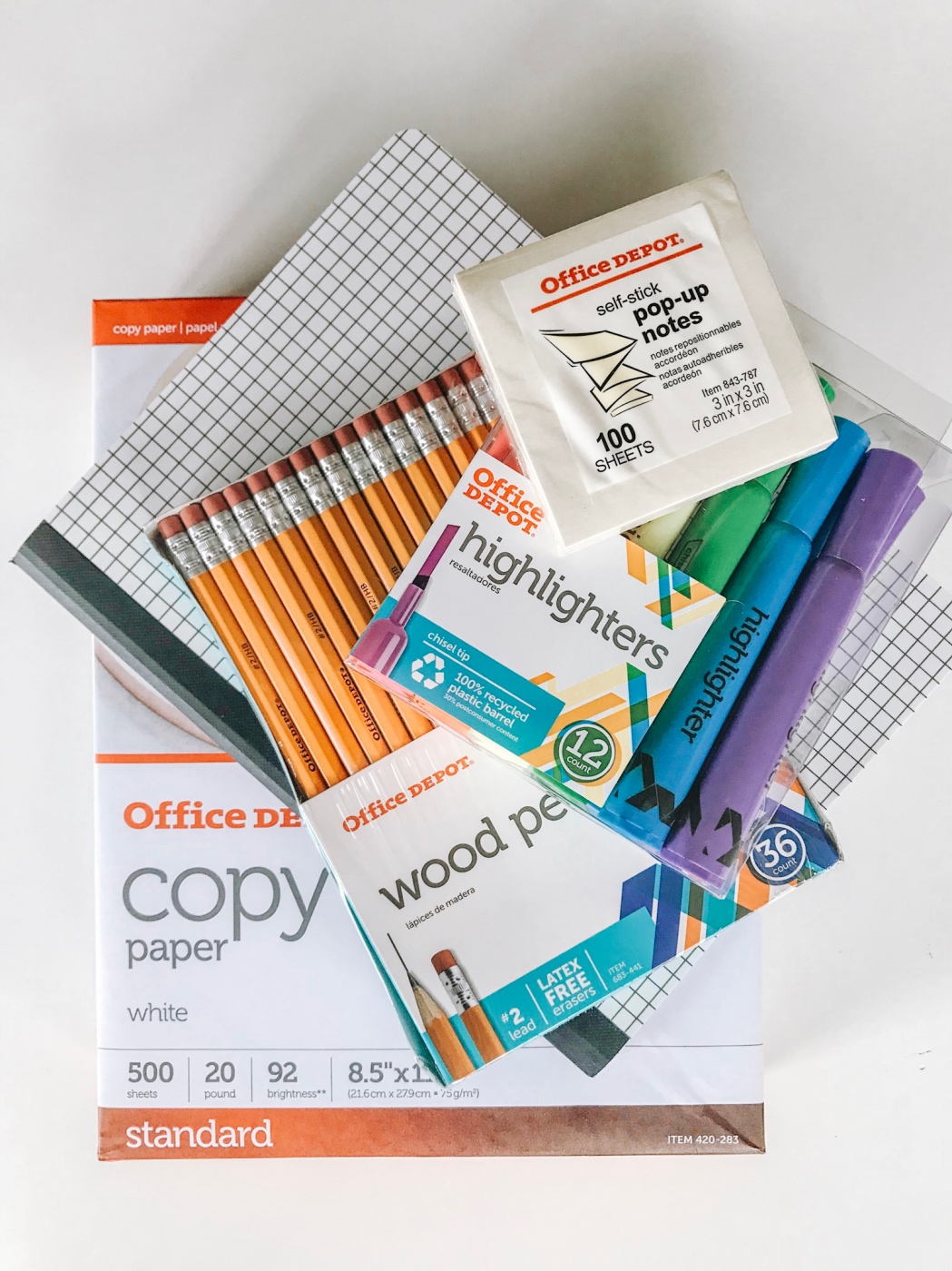 erasers and pencil toppers from office depot pop shop america