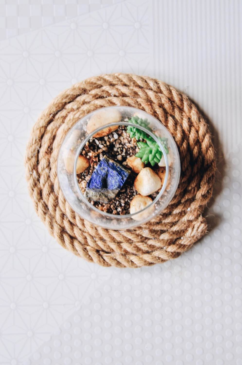 diy rope hot plate finished with terrarium pop shop america