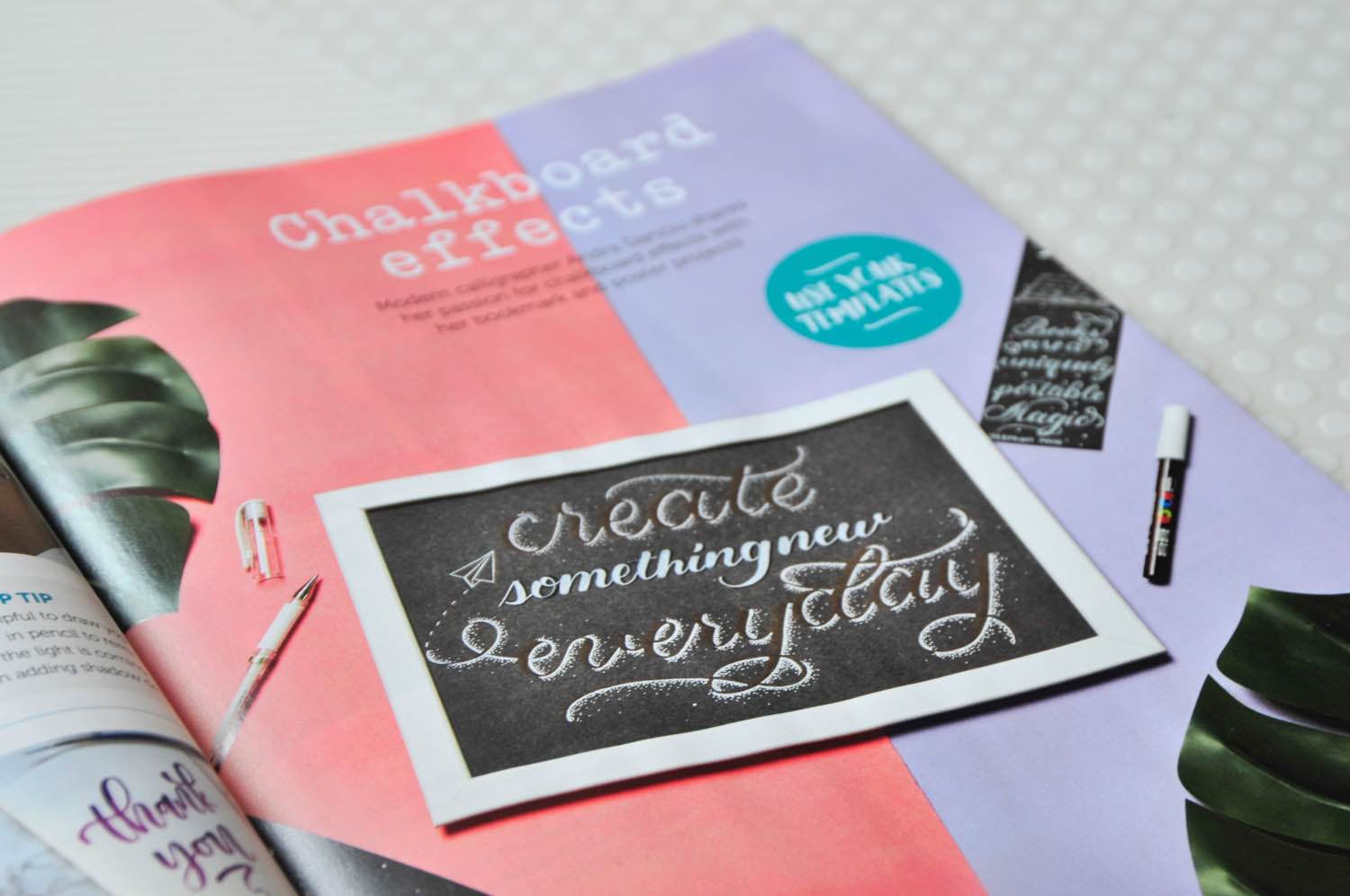 learn chalkboard lettering tutorial simply lettering magazine