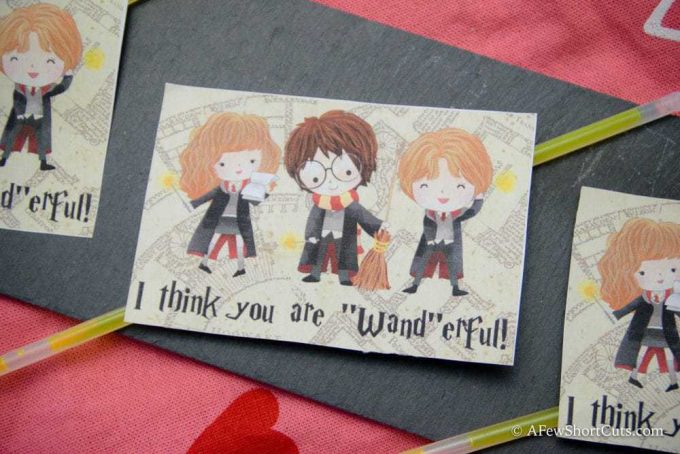 Wanderful Harry Potter Valentine's Day Printable