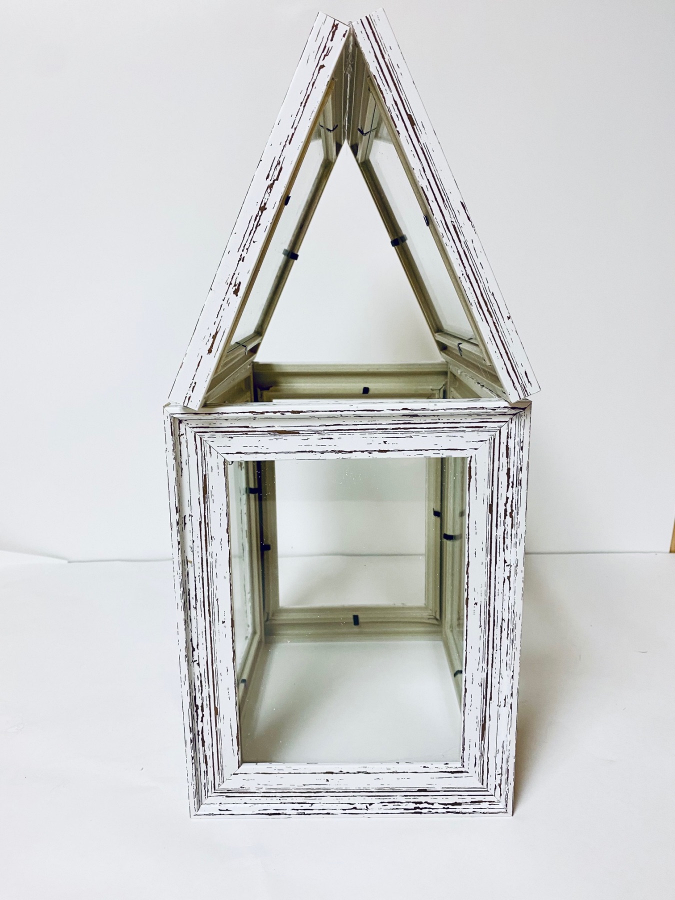 attach the frames to make a greenhouse roof