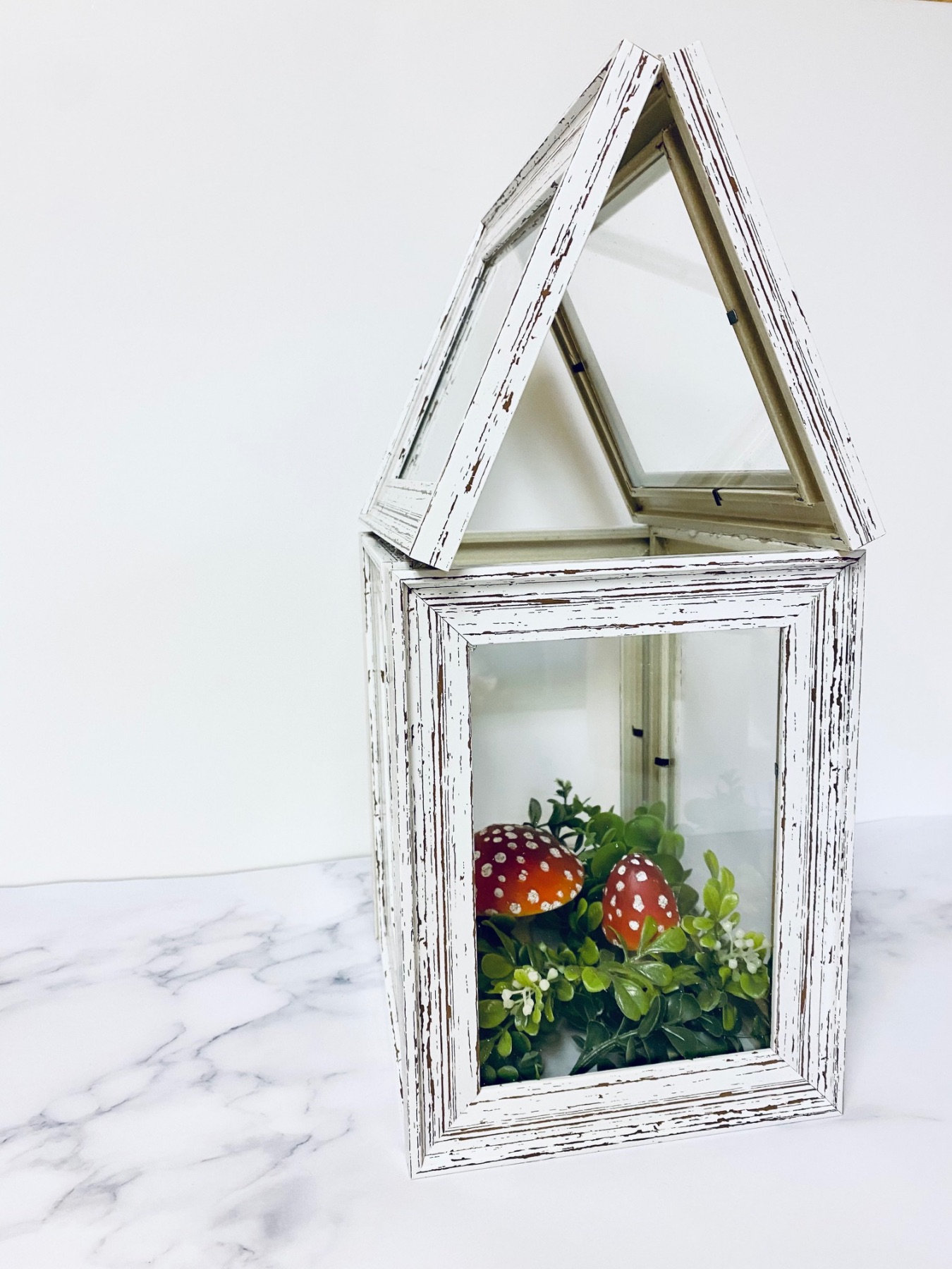 how to make a picture frame greenhouse