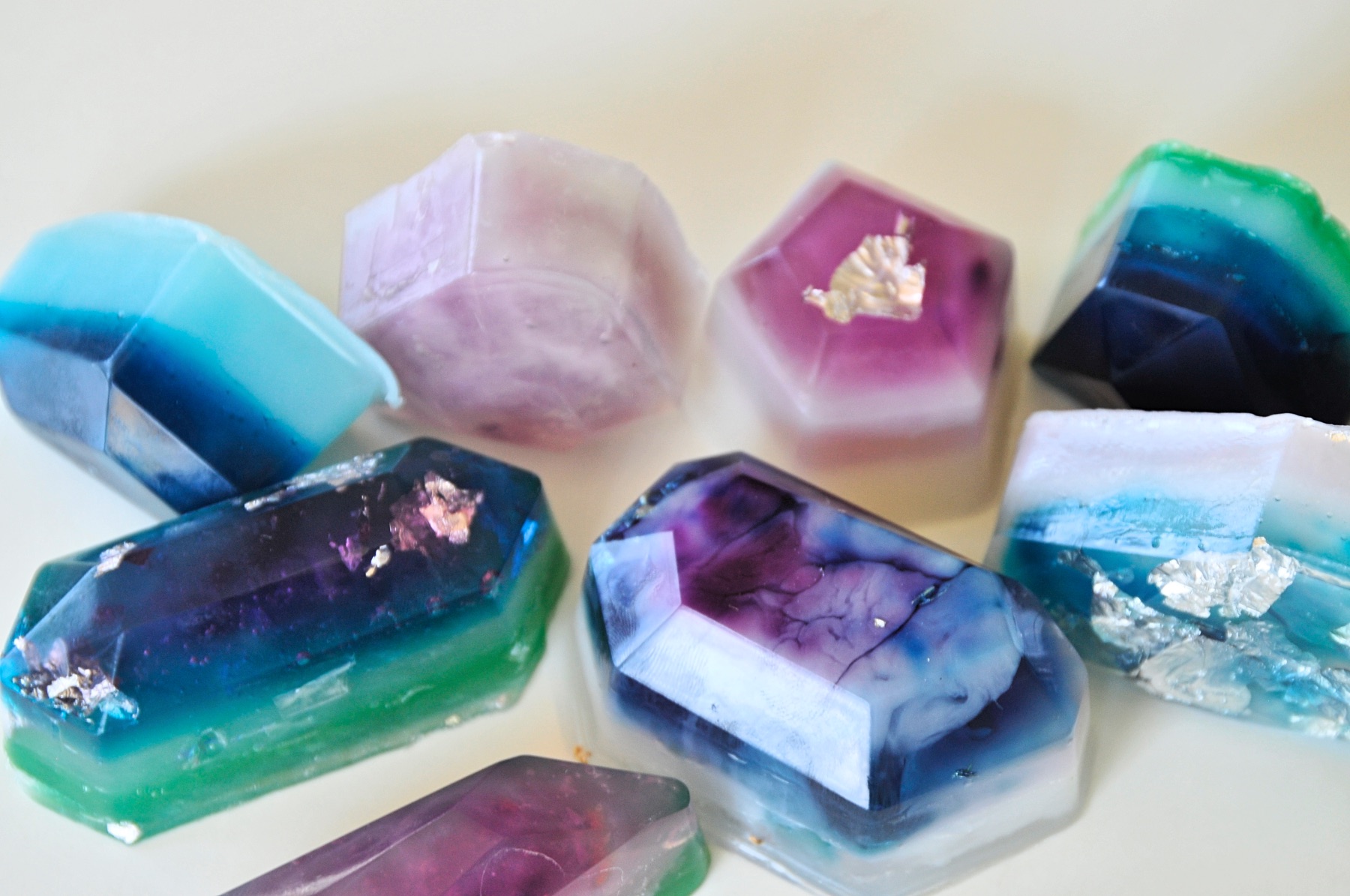 how to make crystal shaped soaps diy pop shop america