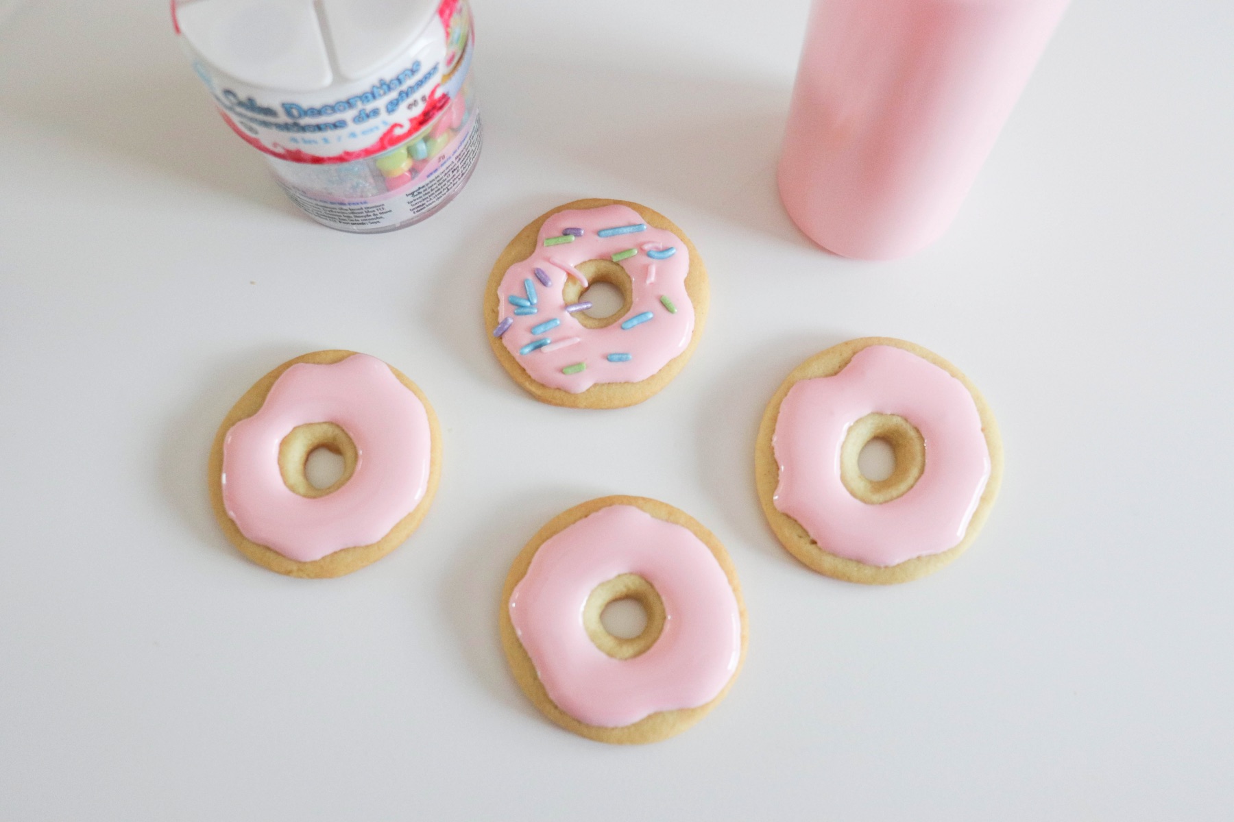 cookie decorating ideas - donut sugar cookies