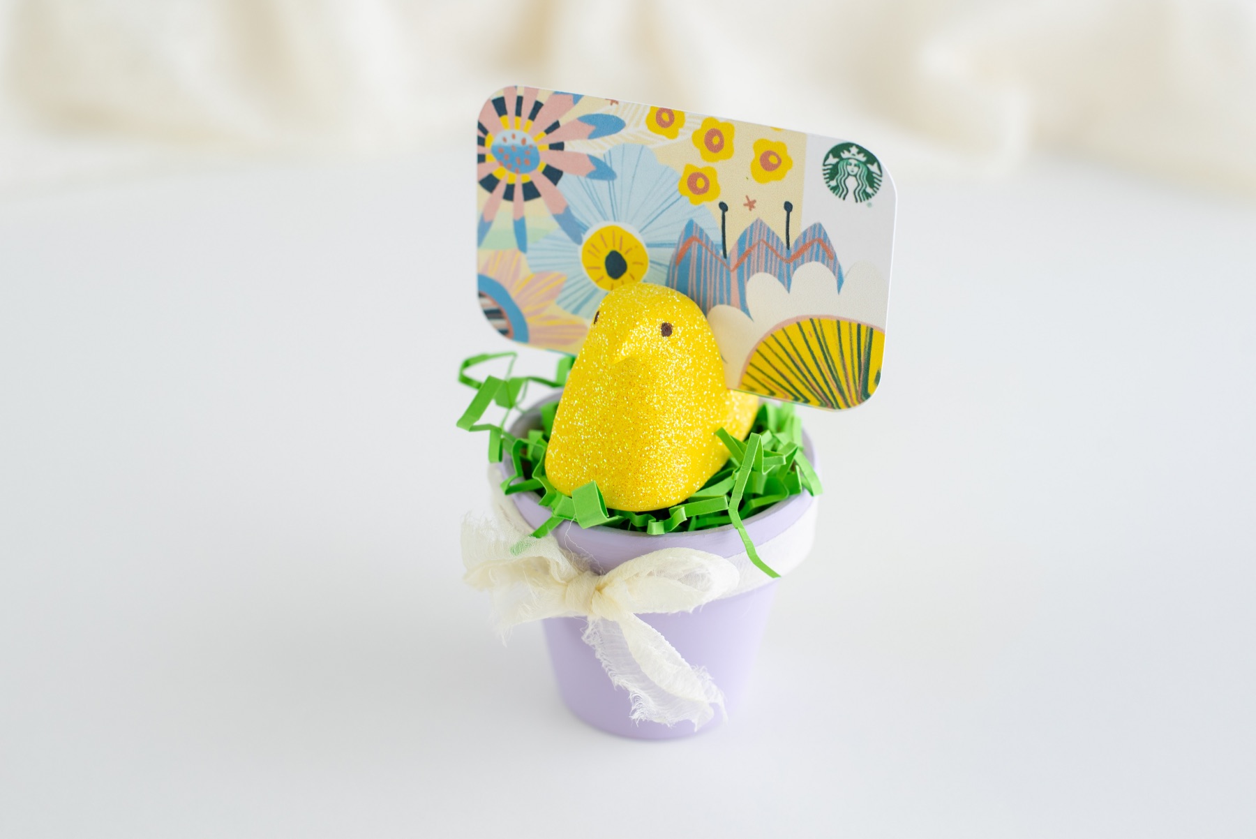finished easter peeps candy place card holders