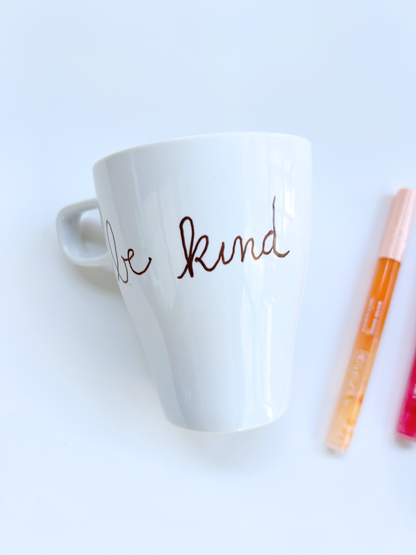 craft tutorial to make a paint pen mug