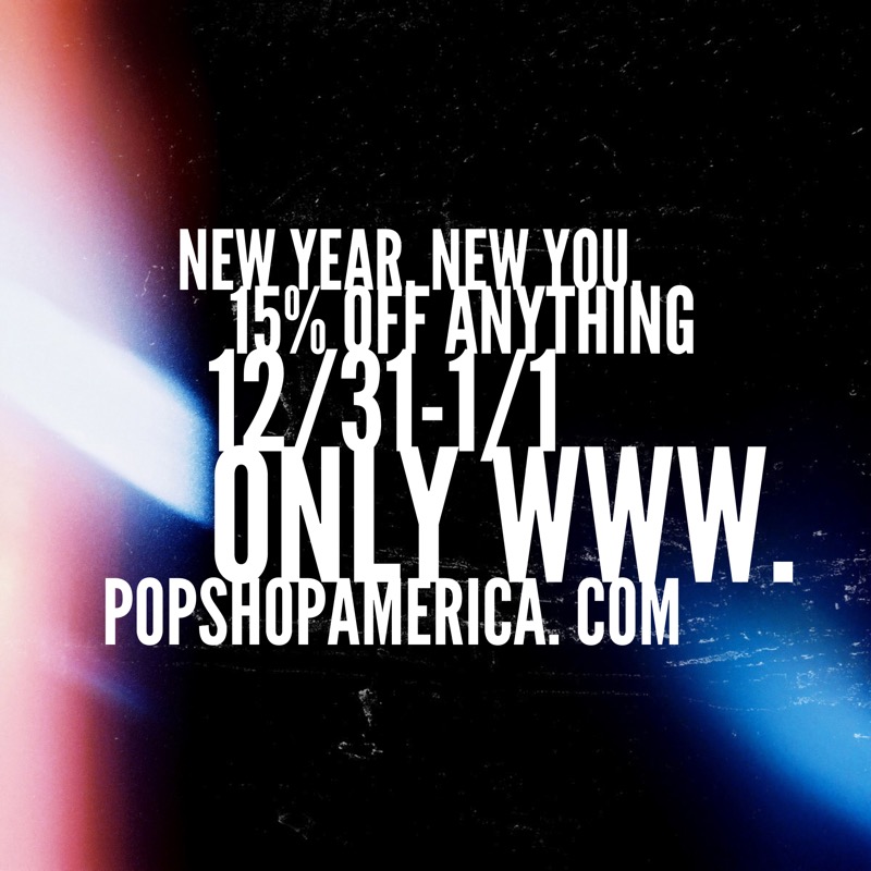 New Years Sale Promo Square from the Pop Shop America Online Shopping Website | Gift Shops Art for Sale Houston