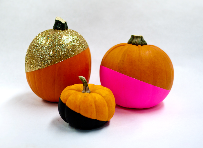 Color Block Pumpkins | DIY Pumpkin Ideas | Make Your Own Fall Decor