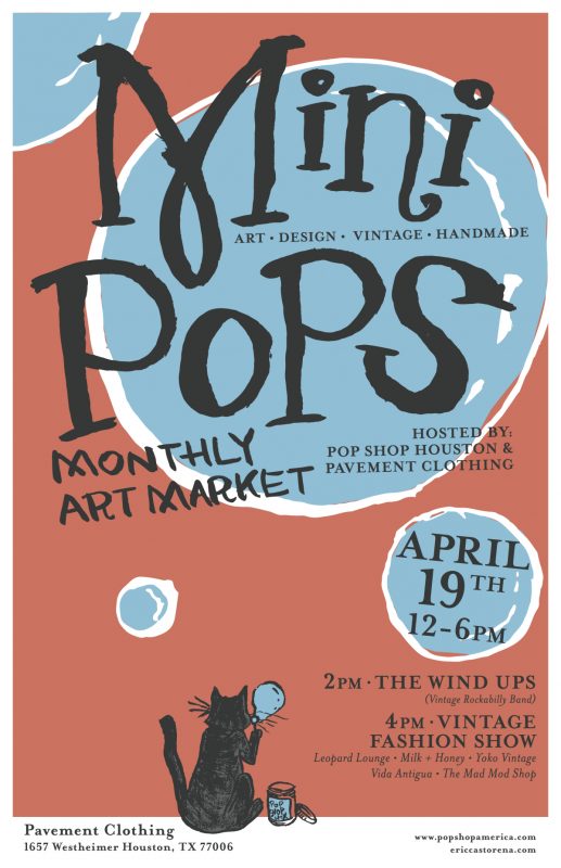 Mini Pops Monthly Art Market Houston Craft Shows Outdoor Events
