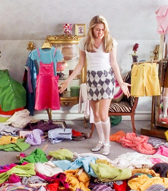 Clueless Room Full of Clothes | Clueless Movie Stills