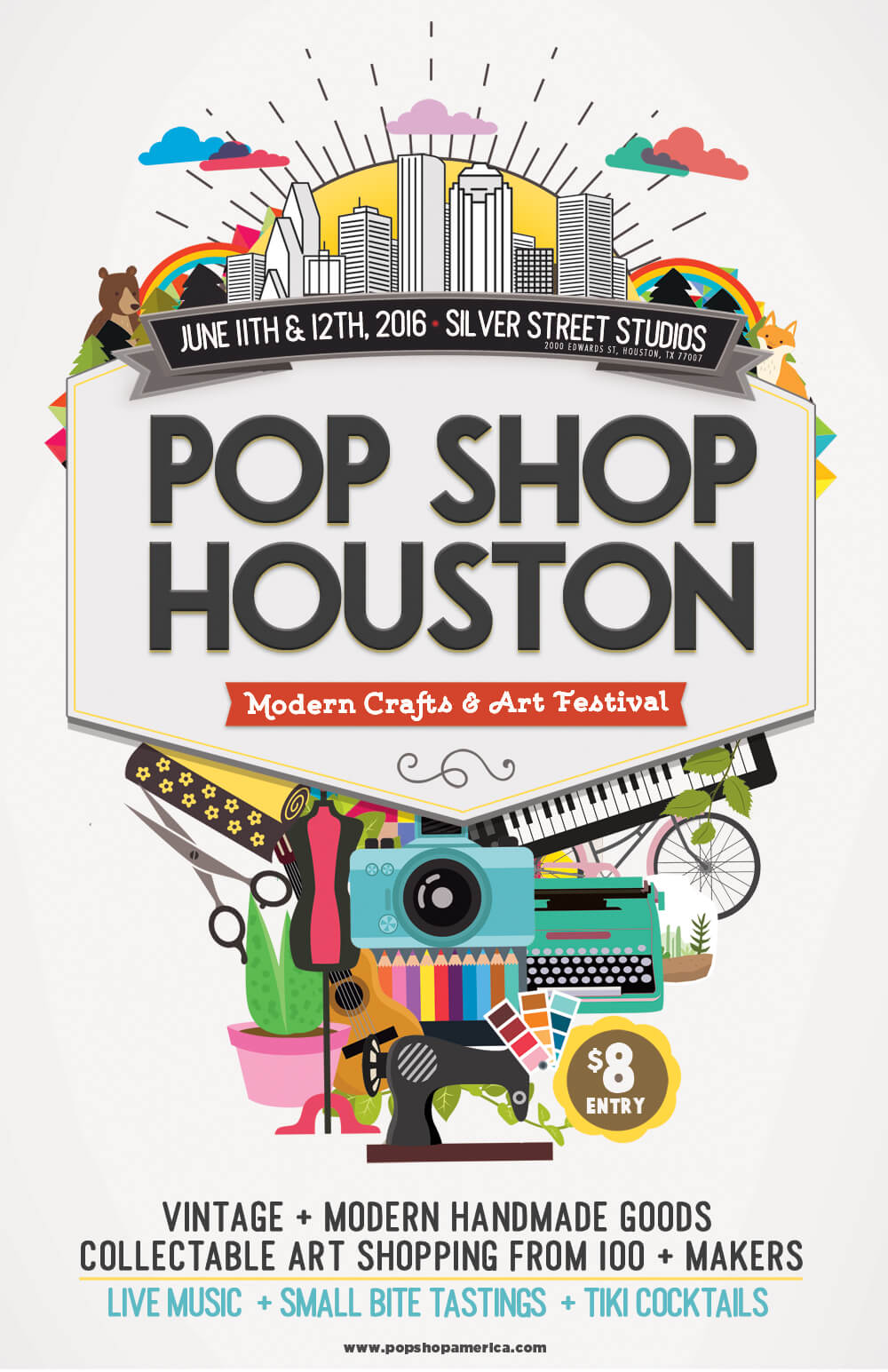 Pop Shop Houston Art Festival Craft Shows in Houston 2016 | Modern Handmade