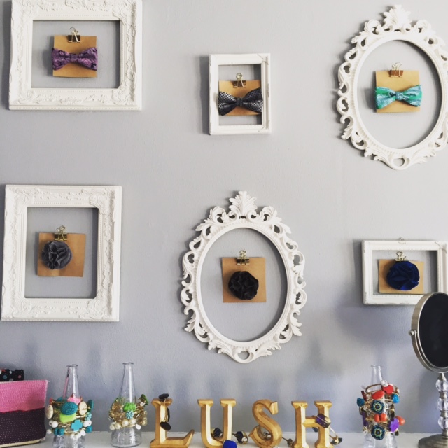 Cute frames at Lush & Co.