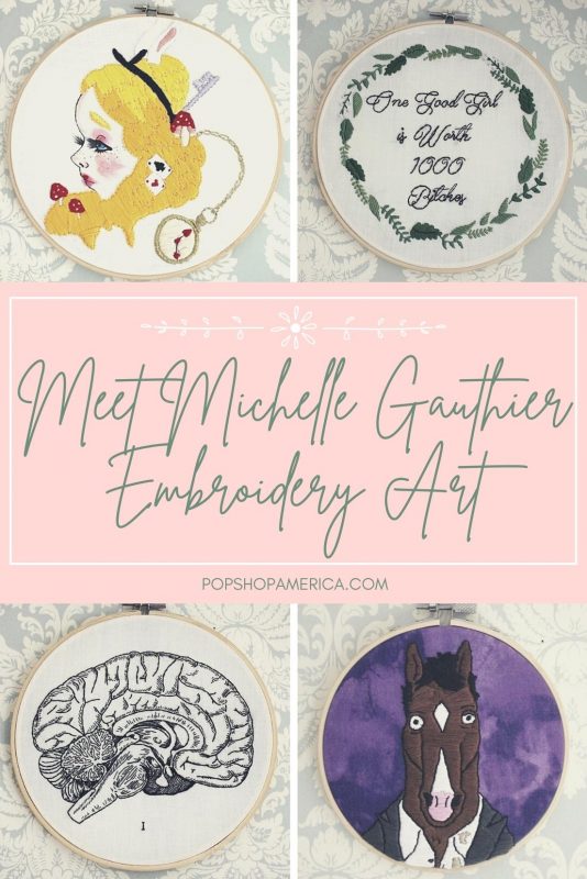 Meet Michelle Gauthier Embroidery Art