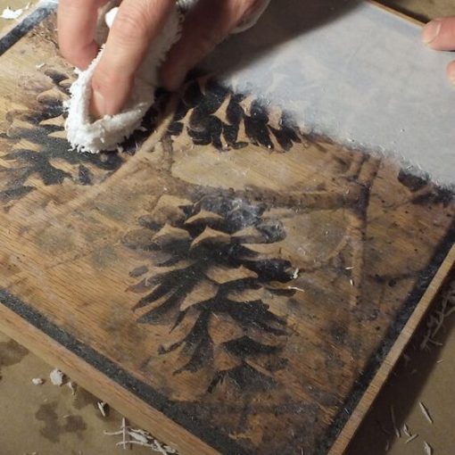 Wood Block Photo Transfer Art Class