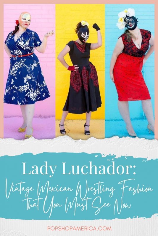 Lady Luchador Vintage Mexican Wresting Fashion that You Must See Now
