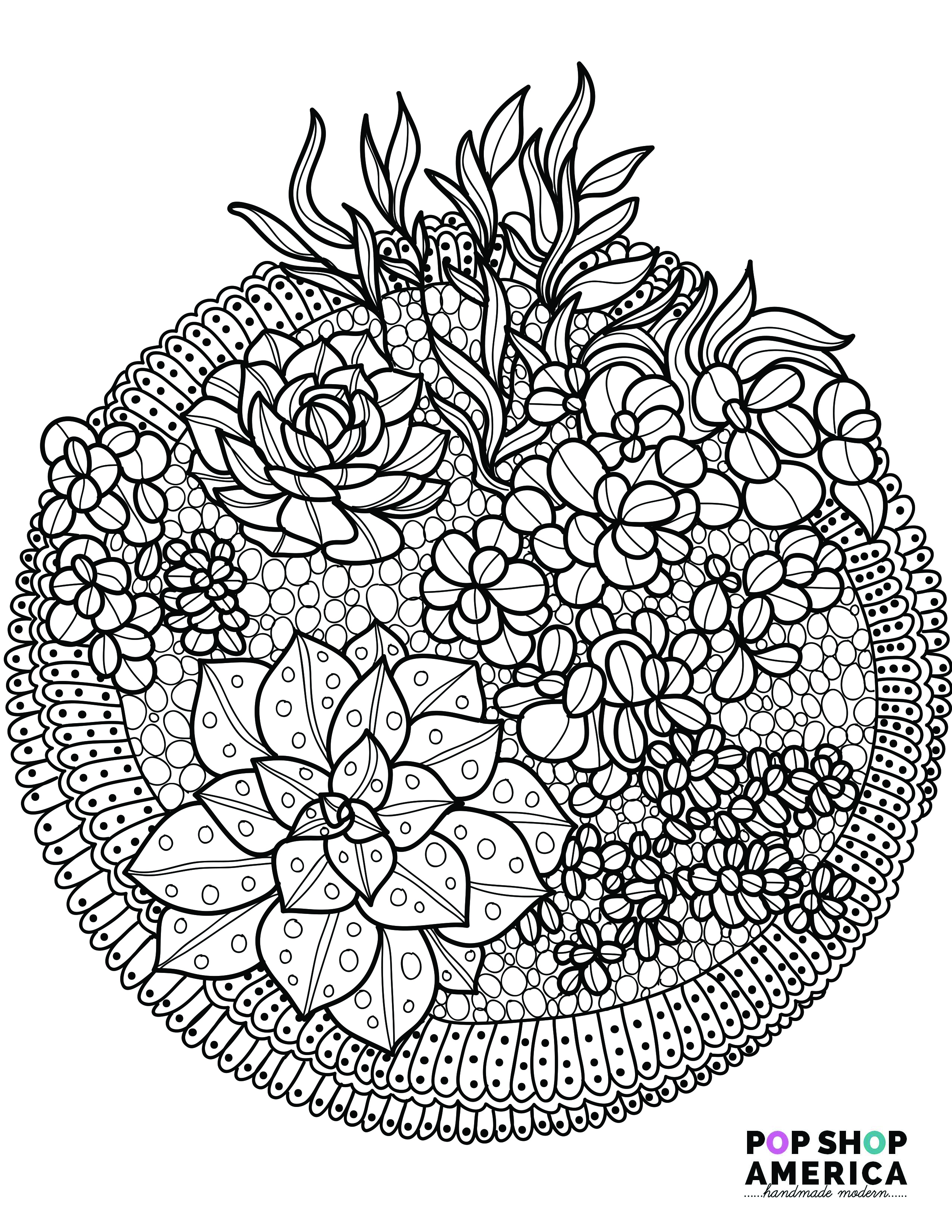 Adult Coloring Book Page – Coloring For Grownups! | Selah ...