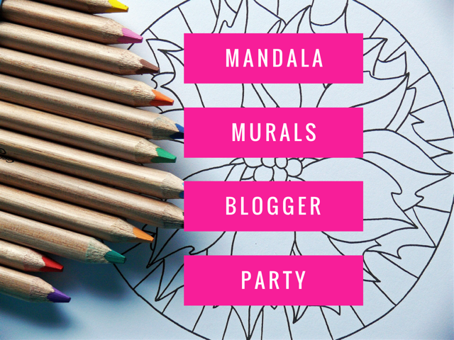 mandala mural blogger party after party