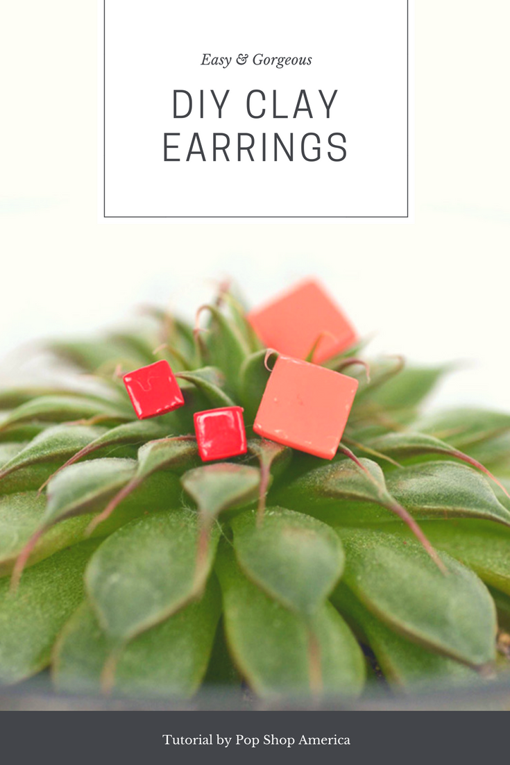 25 DIY Polymer Clay Earrings Ideas to Make