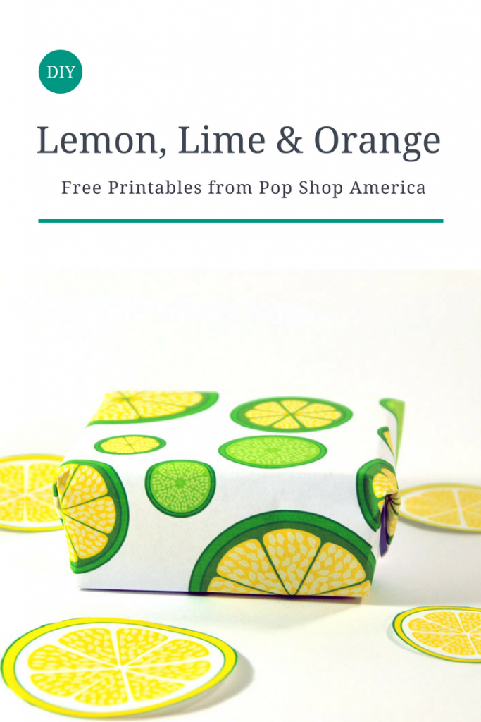 Lemon, Lime, and Orange Free Printables | Pop Shop America