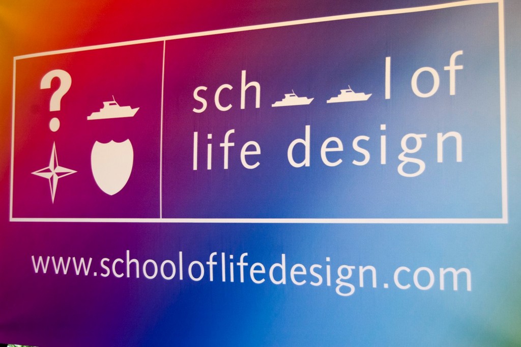 School of Life Design Tie Dye Banner
