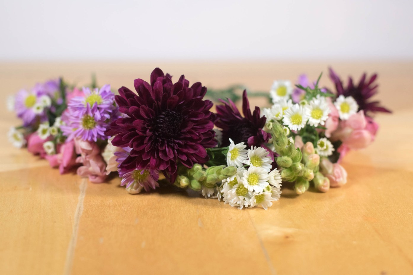 flower crown boho diy fall colors