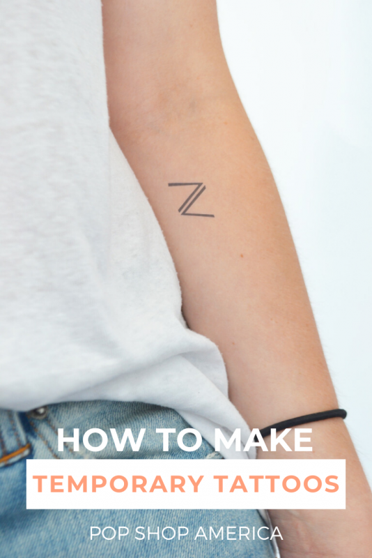 how to make temporary tattoos diy pop shop america