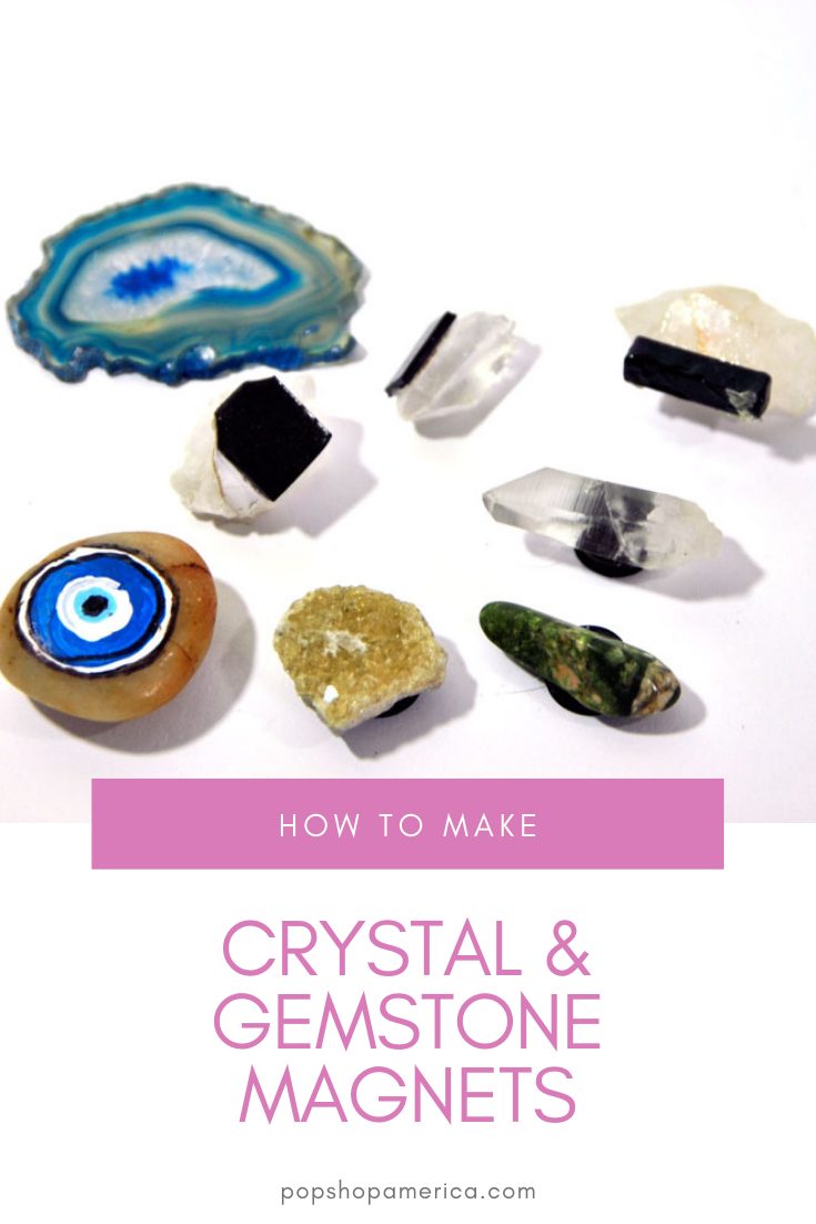 DIY Crystal Magnets – LeeMo Designs