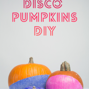 disco pumpkins diy with title no carve pumpkins