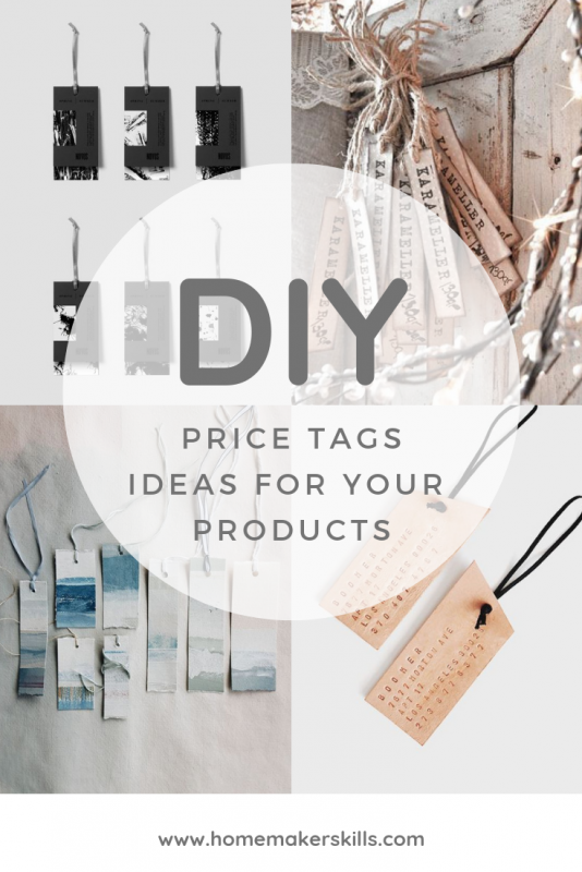 diy price tag ideas for a professional craft business