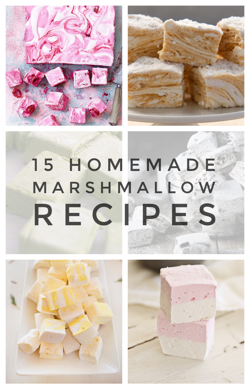 15 Homemade Marshmallow Recipes that are a Perfect Dream