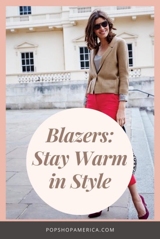 Blazers Stay Warm in Style