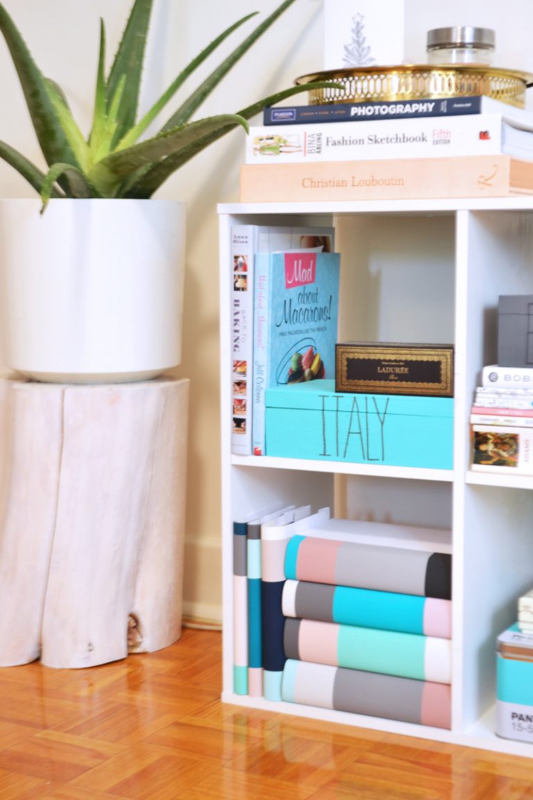 HowTo Curate Your Bookshelf with DIY Dust Jackets